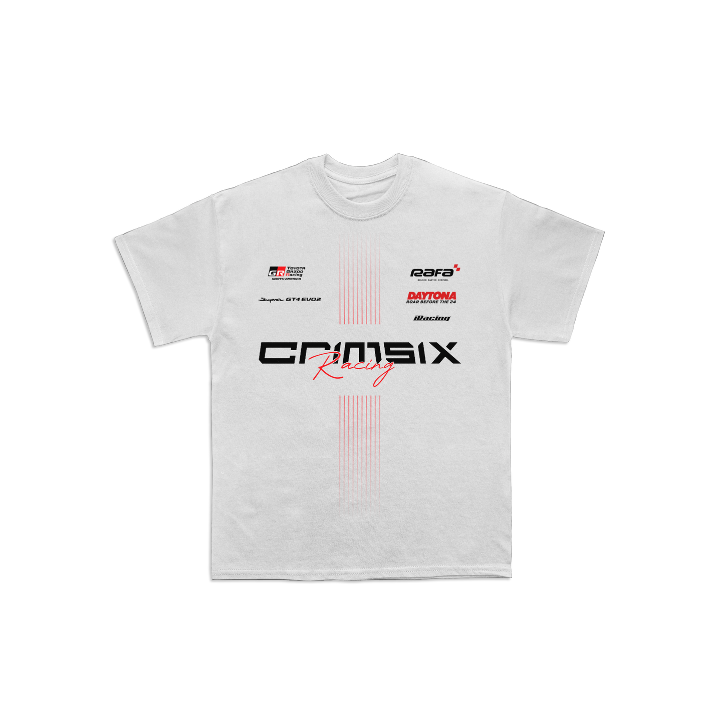 Crimsix Daytona 24 Team Shirt - White